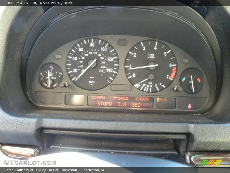 Alpine White / Beige 2006 BMW X5 3.0i