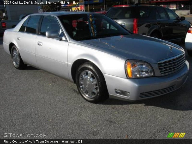 Blue Ice / Midnight Blue 2005 Cadillac DeVille Sedan