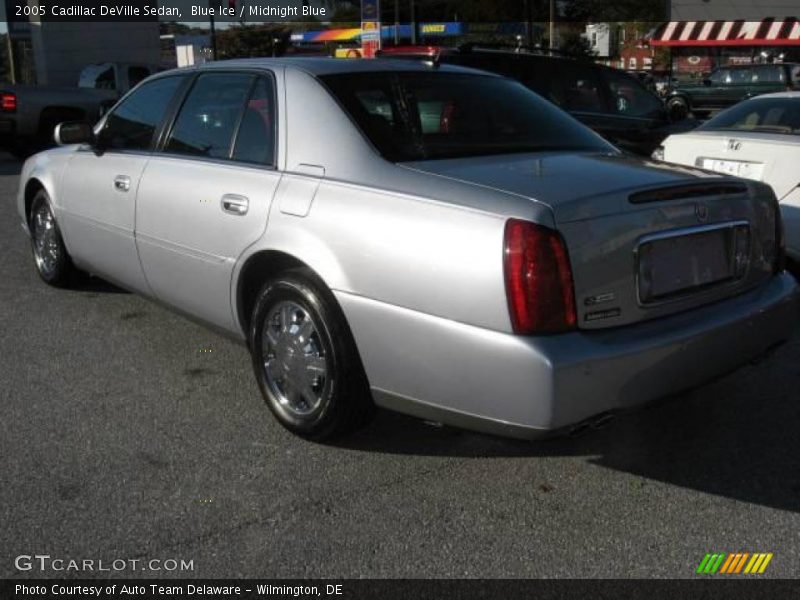 Blue Ice / Midnight Blue 2005 Cadillac DeVille Sedan