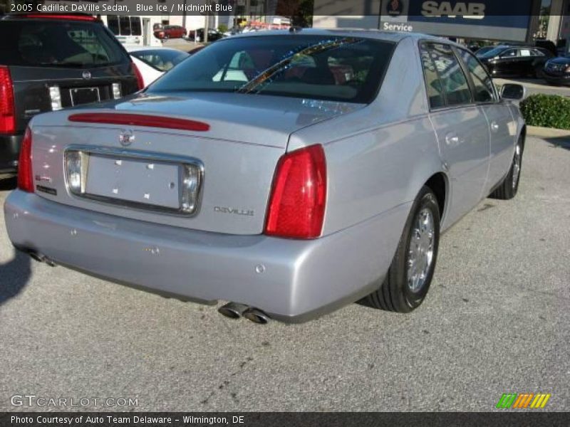 Blue Ice / Midnight Blue 2005 Cadillac DeVille Sedan