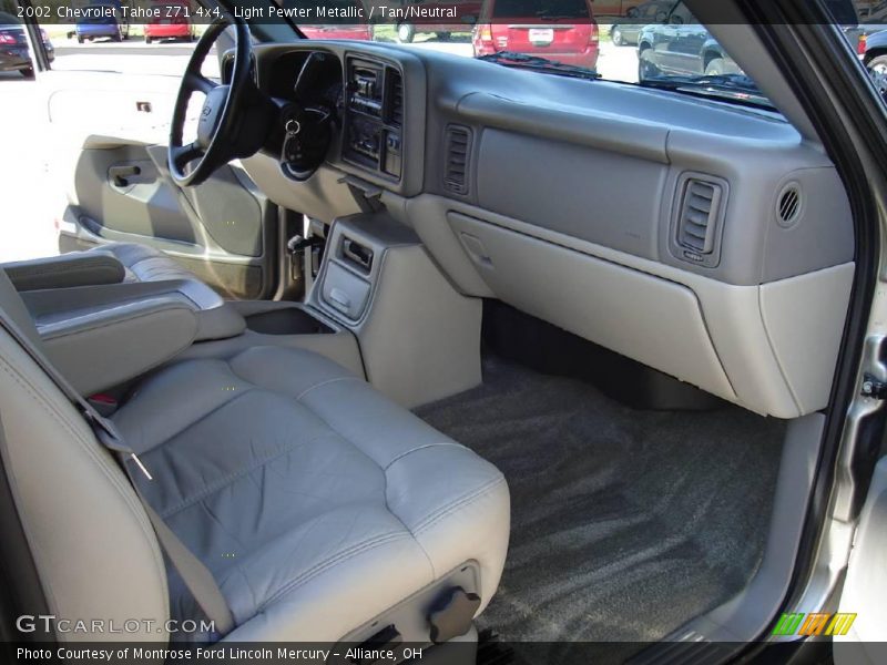 Light Pewter Metallic / Tan/Neutral 2002 Chevrolet Tahoe Z71 4x4