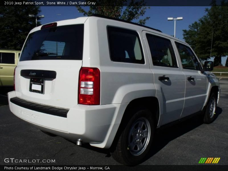 Stone White / Dark Slate Gray 2010 Jeep Patriot Sport