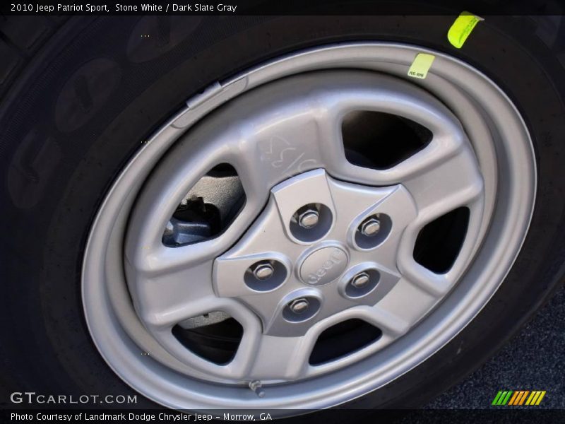 Stone White / Dark Slate Gray 2010 Jeep Patriot Sport