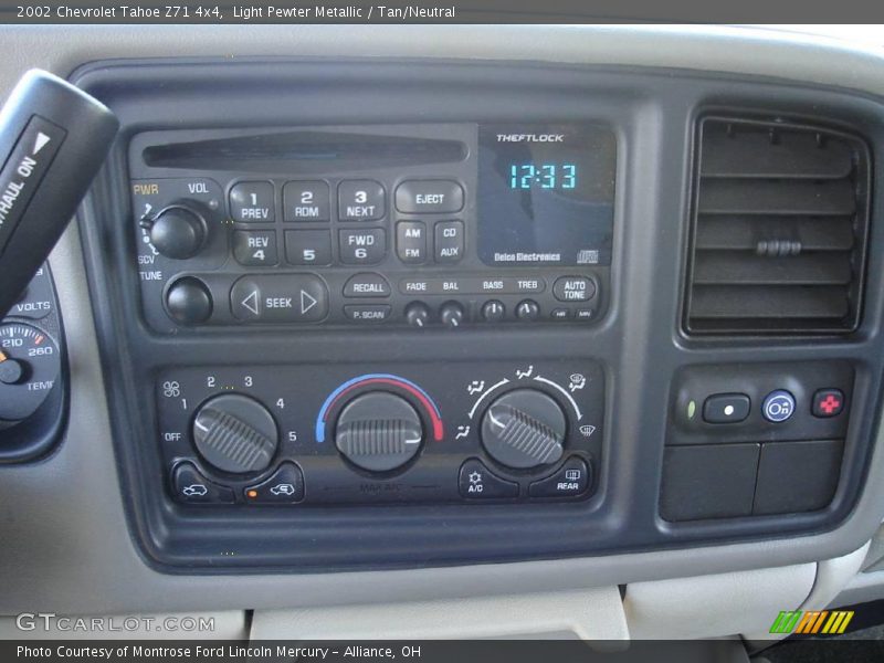 Light Pewter Metallic / Tan/Neutral 2002 Chevrolet Tahoe Z71 4x4
