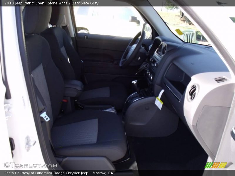 Stone White / Dark Slate Gray 2010 Jeep Patriot Sport