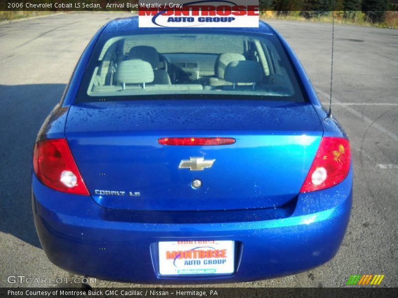 Arrival Blue Metallic / Gray 2006 Chevrolet Cobalt LS Sedan