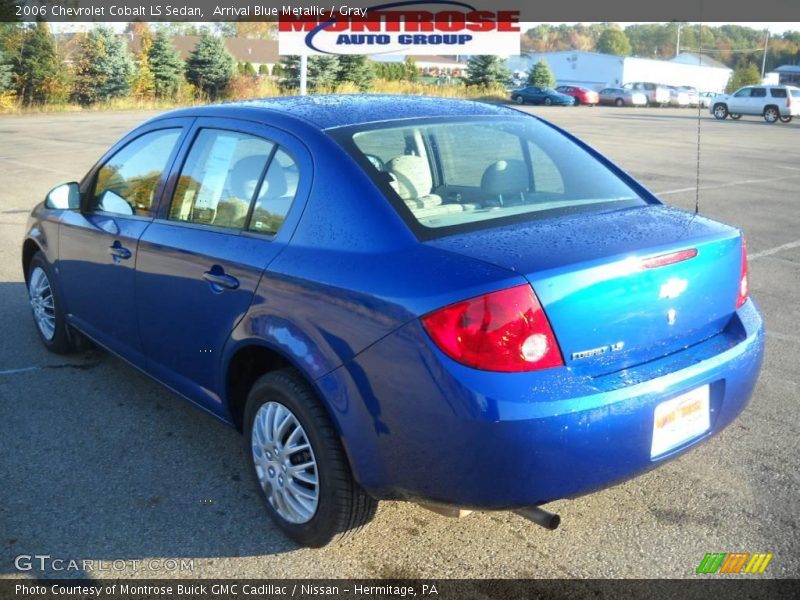 Arrival Blue Metallic / Gray 2006 Chevrolet Cobalt LS Sedan