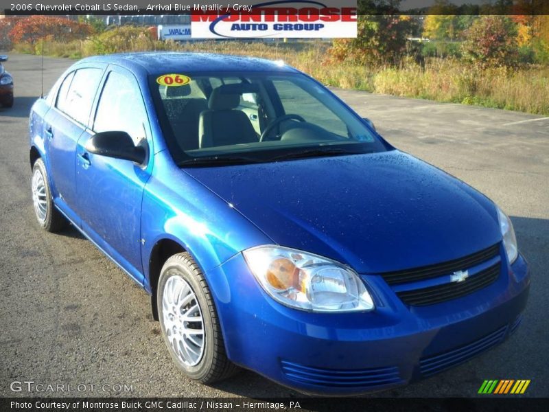Arrival Blue Metallic / Gray 2006 Chevrolet Cobalt LS Sedan