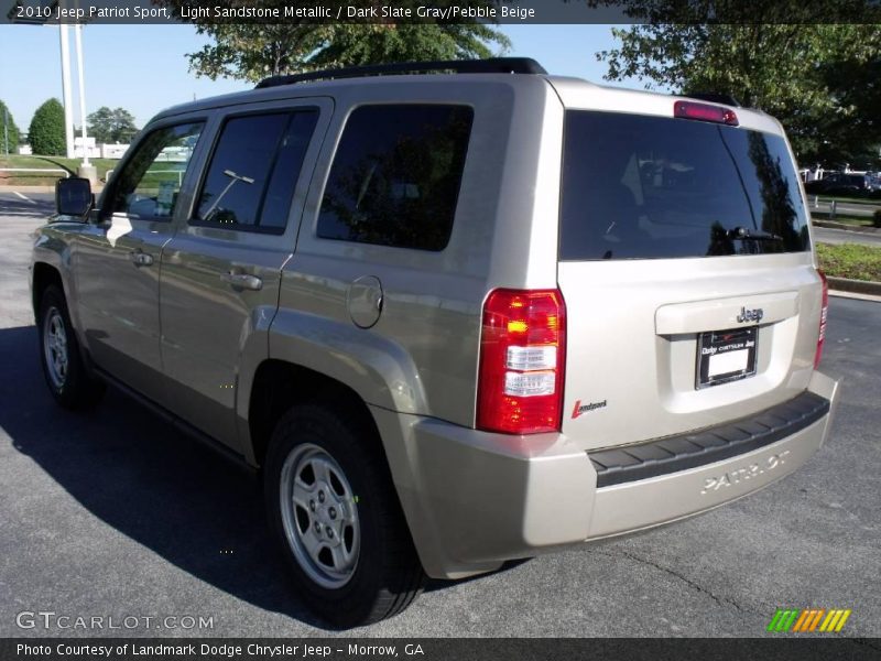 Light Sandstone Metallic / Dark Slate Gray/Pebble Beige 2010 Jeep Patriot Sport