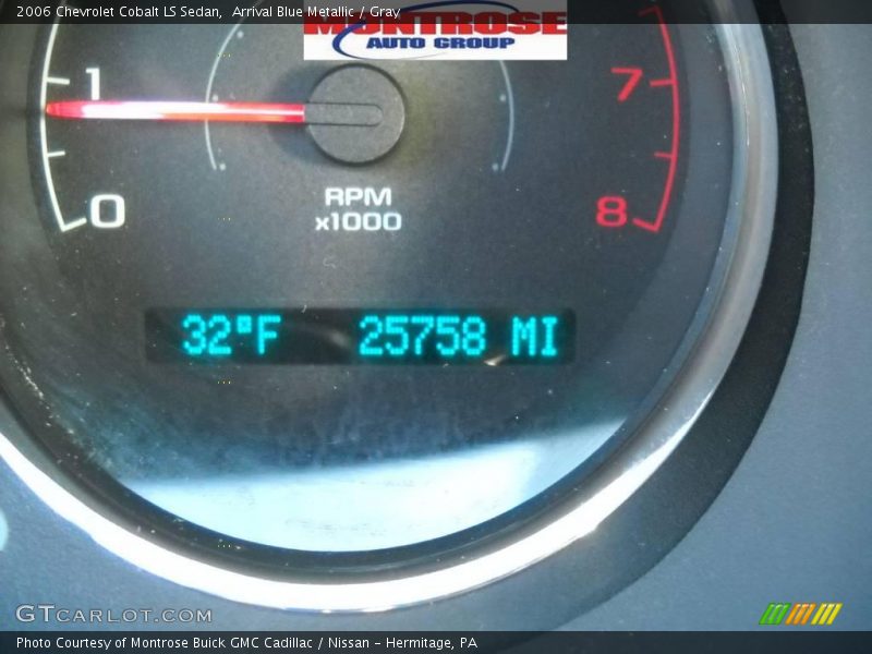 Arrival Blue Metallic / Gray 2006 Chevrolet Cobalt LS Sedan