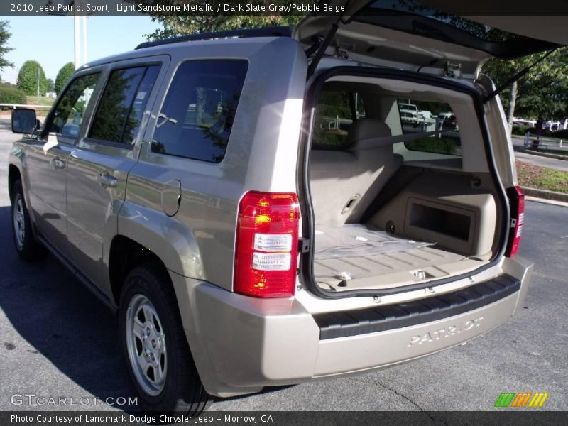 Light Sandstone Metallic / Dark Slate Gray/Pebble Beige 2010 Jeep Patriot Sport