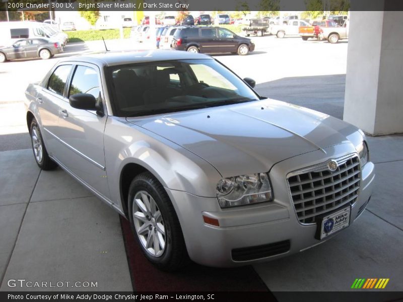 Bright Silver Metallic / Dark Slate Gray 2008 Chrysler 300 LX