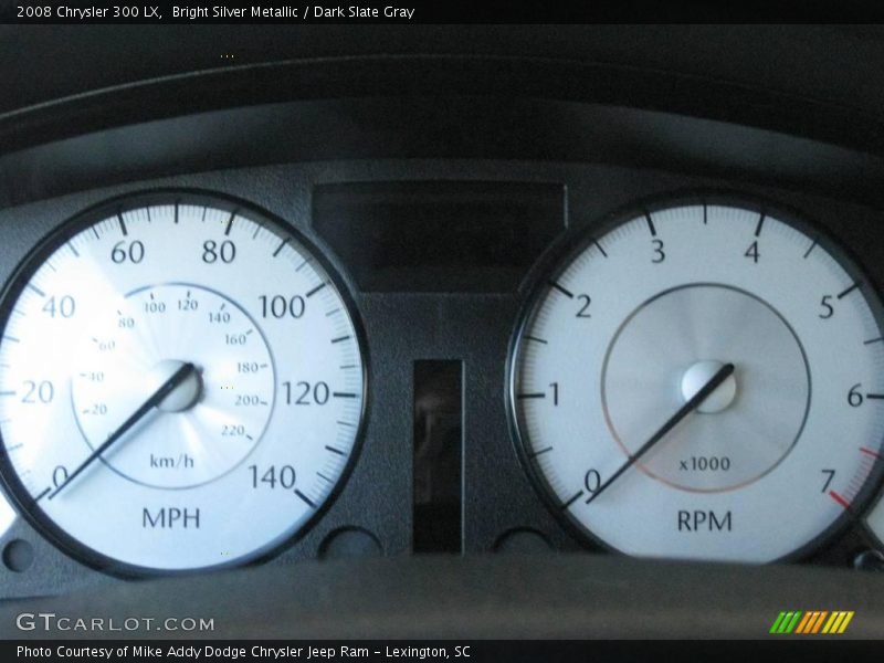 Bright Silver Metallic / Dark Slate Gray 2008 Chrysler 300 LX