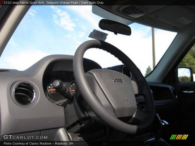 Sunburst Orange Pearl / Dark Slate Gray 2010 Jeep Patriot Sport 4x4