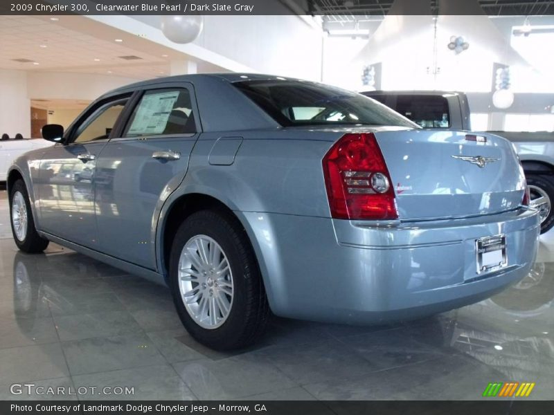 Clearwater Blue Pearl / Dark Slate Gray 2009 Chrysler 300