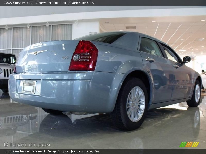 Clearwater Blue Pearl / Dark Slate Gray 2009 Chrysler 300
