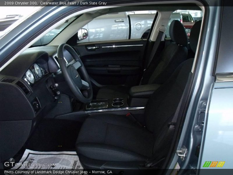 Clearwater Blue Pearl / Dark Slate Gray 2009 Chrysler 300