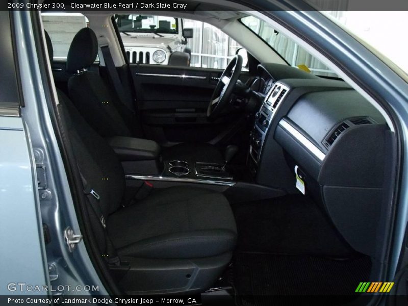 Clearwater Blue Pearl / Dark Slate Gray 2009 Chrysler 300