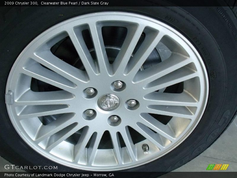 Clearwater Blue Pearl / Dark Slate Gray 2009 Chrysler 300