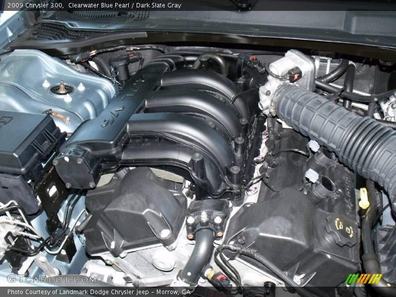 Clearwater Blue Pearl / Dark Slate Gray 2009 Chrysler 300