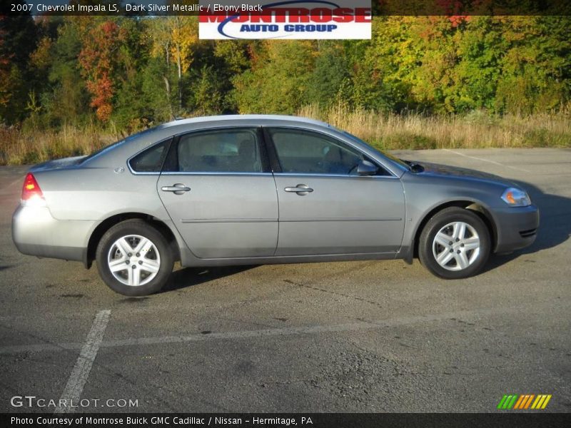 Dark Silver Metallic / Ebony Black 2007 Chevrolet Impala LS