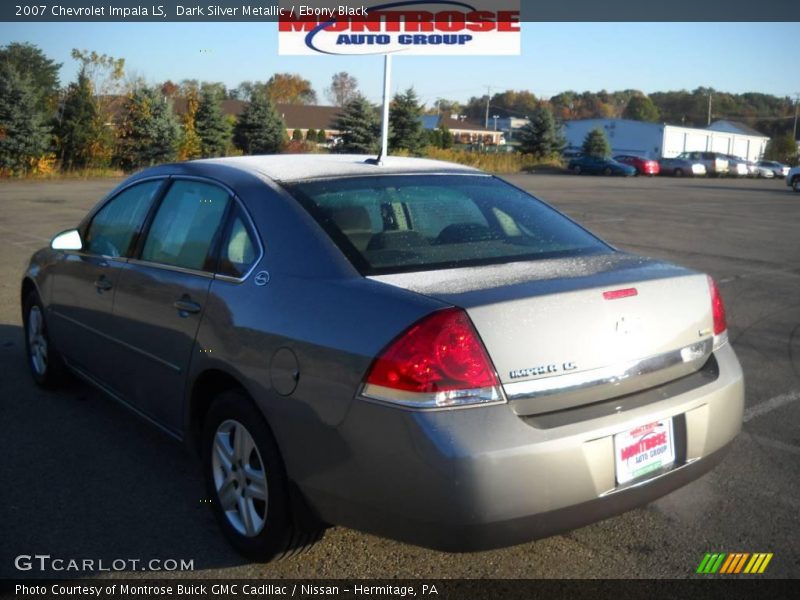 Dark Silver Metallic / Ebony Black 2007 Chevrolet Impala LS
