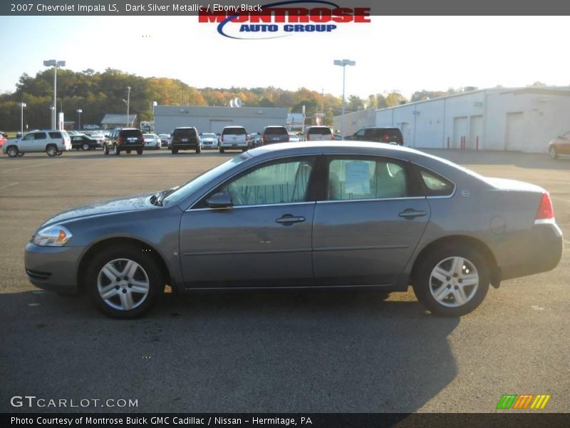 Dark Silver Metallic / Ebony Black 2007 Chevrolet Impala LS