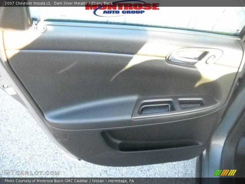 Dark Silver Metallic / Ebony Black 2007 Chevrolet Impala LS