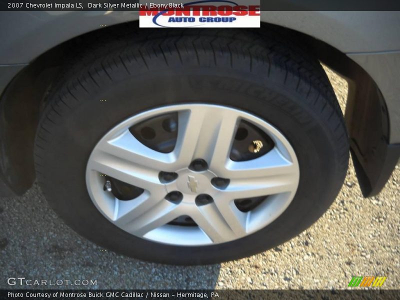 Dark Silver Metallic / Ebony Black 2007 Chevrolet Impala LS