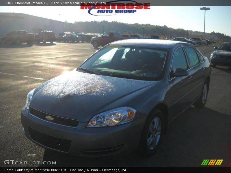 Dark Silver Metallic / Ebony Black 2007 Chevrolet Impala LS