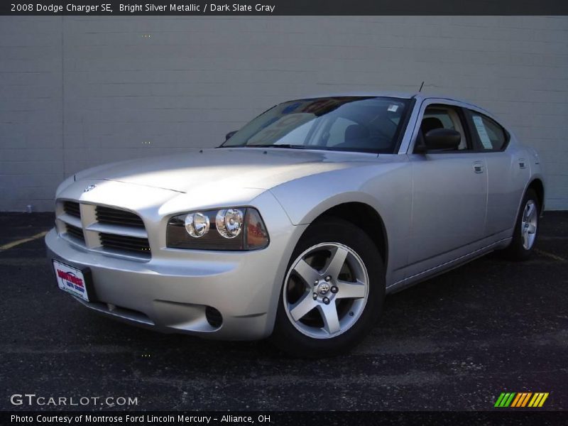 Bright Silver Metallic / Dark Slate Gray 2008 Dodge Charger SE