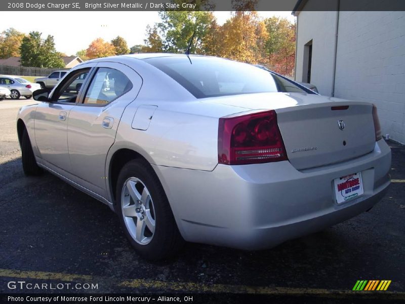 Bright Silver Metallic / Dark Slate Gray 2008 Dodge Charger SE