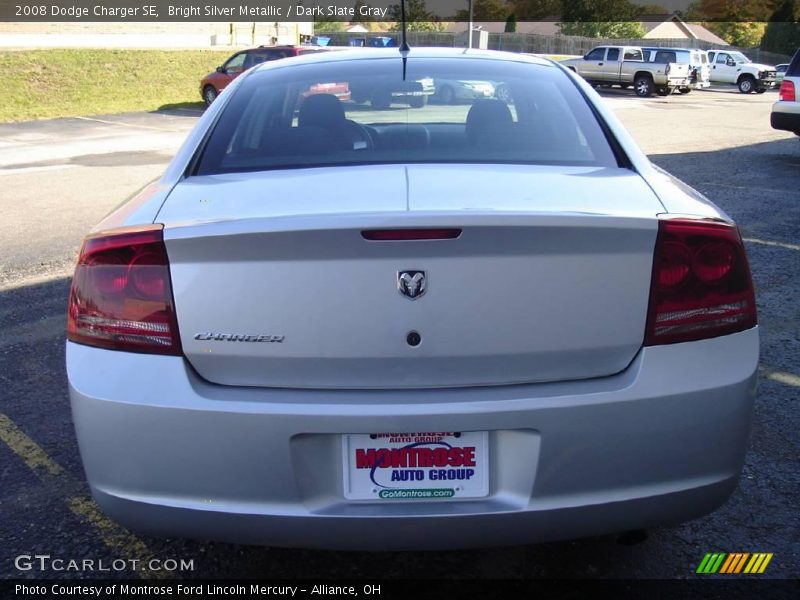 Bright Silver Metallic / Dark Slate Gray 2008 Dodge Charger SE