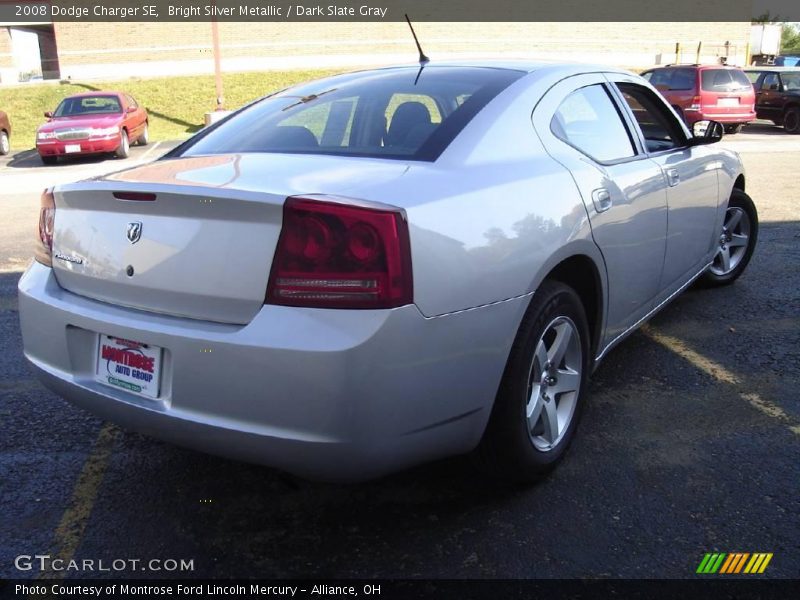 Bright Silver Metallic / Dark Slate Gray 2008 Dodge Charger SE