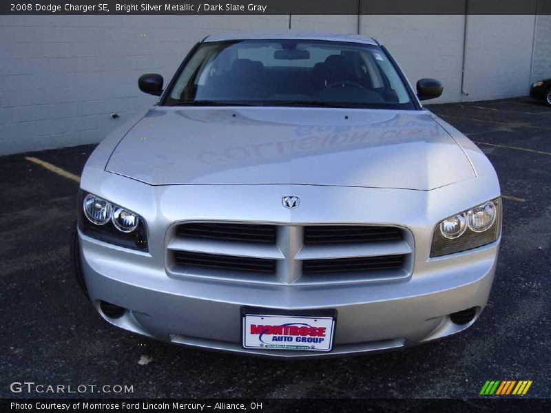 Bright Silver Metallic / Dark Slate Gray 2008 Dodge Charger SE