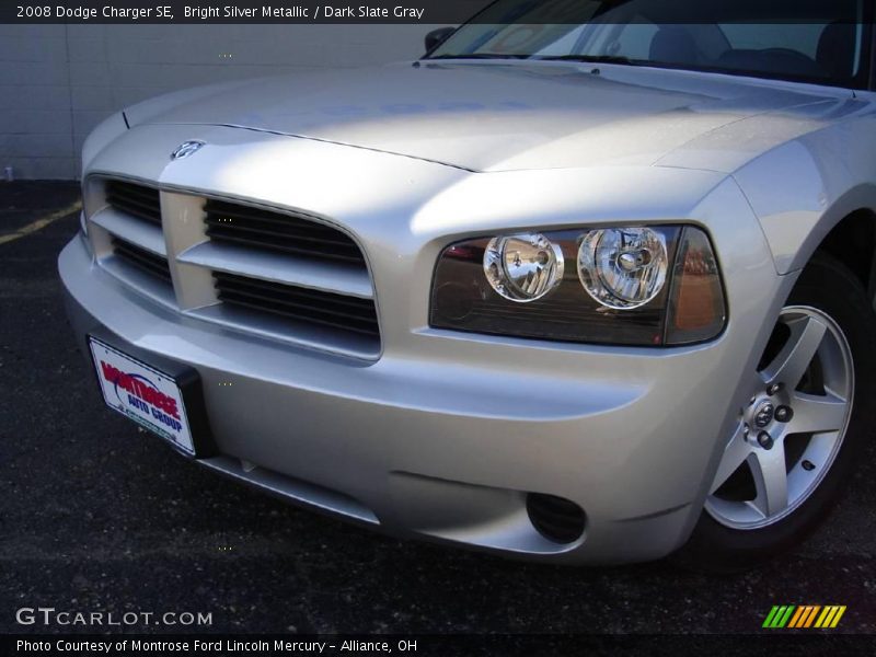 Bright Silver Metallic / Dark Slate Gray 2008 Dodge Charger SE