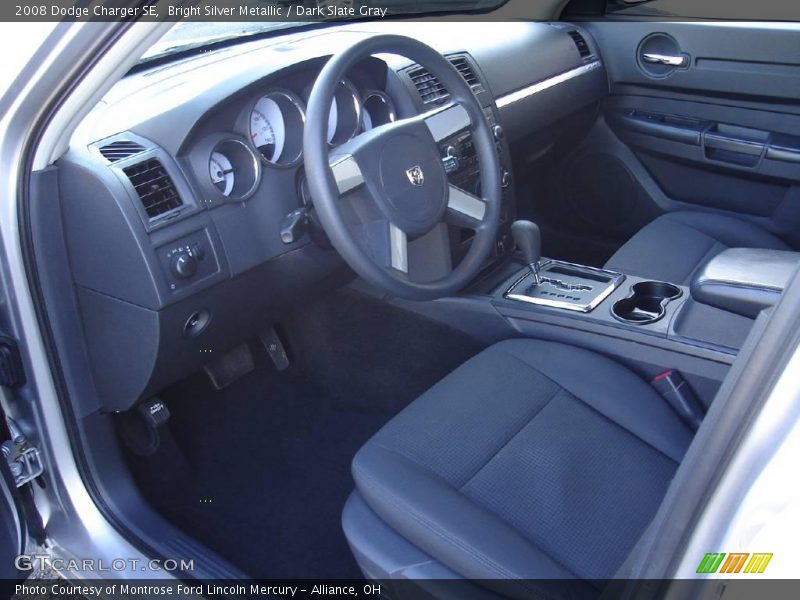 Bright Silver Metallic / Dark Slate Gray 2008 Dodge Charger SE
