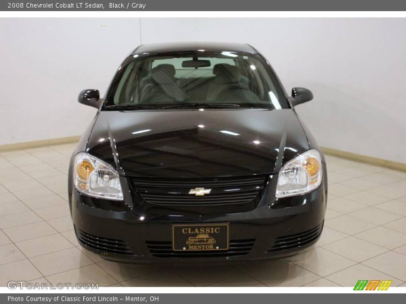 Black / Gray 2008 Chevrolet Cobalt LT Sedan