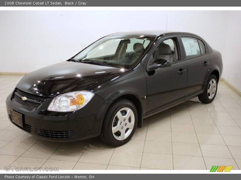 Black / Gray 2008 Chevrolet Cobalt LT Sedan