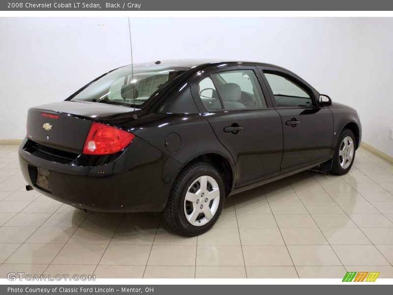 Black / Gray 2008 Chevrolet Cobalt LT Sedan
