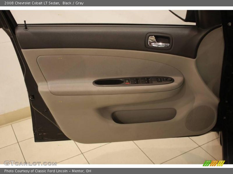 Black / Gray 2008 Chevrolet Cobalt LT Sedan