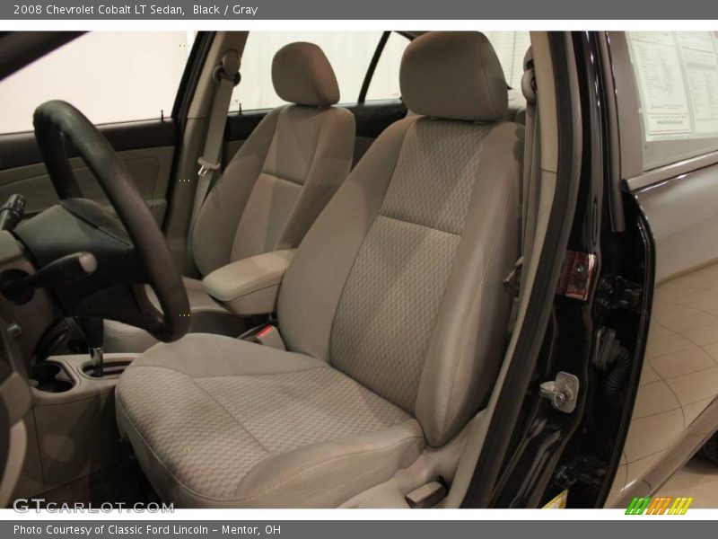 Black / Gray 2008 Chevrolet Cobalt LT Sedan