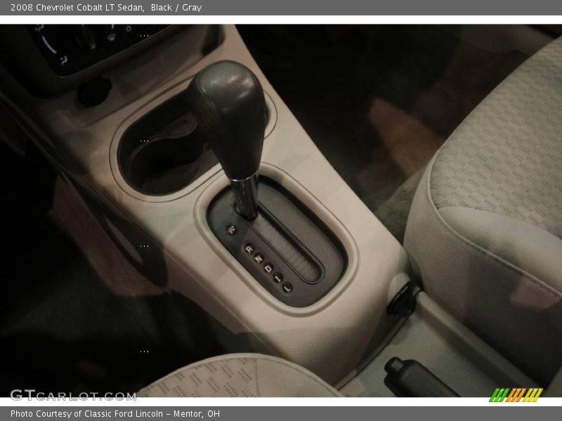 Black / Gray 2008 Chevrolet Cobalt LT Sedan