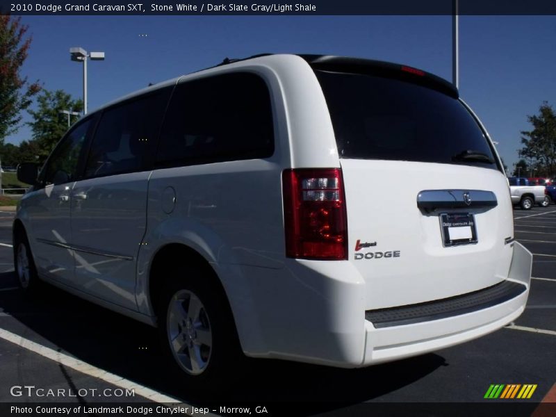 Stone White / Dark Slate Gray/Light Shale 2010 Dodge Grand Caravan SXT