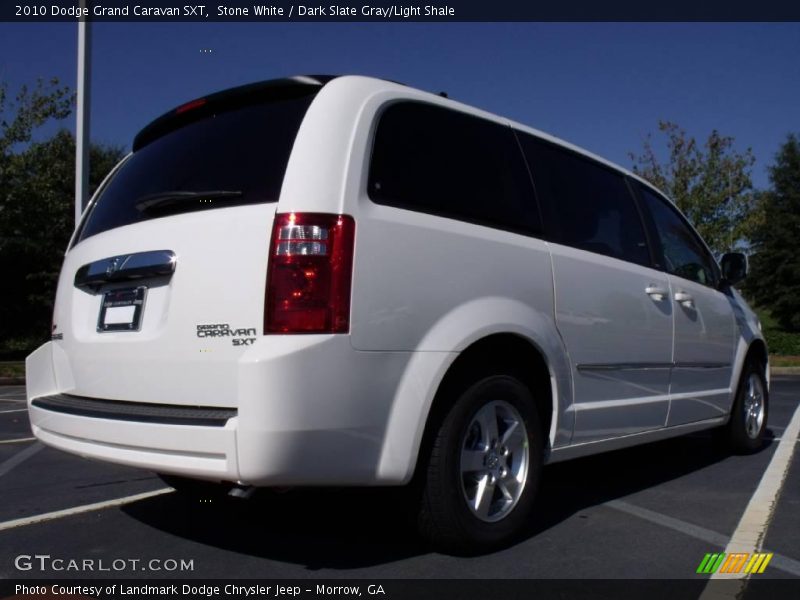 Stone White / Dark Slate Gray/Light Shale 2010 Dodge Grand Caravan SXT