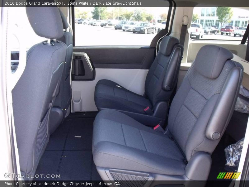 Stone White / Dark Slate Gray/Light Shale 2010 Dodge Grand Caravan SXT