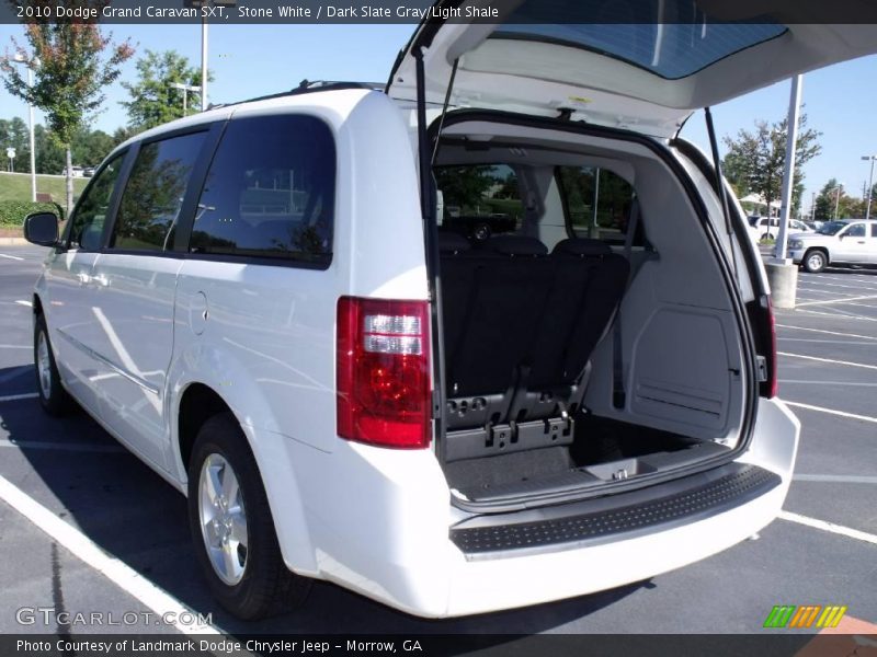 Stone White / Dark Slate Gray/Light Shale 2010 Dodge Grand Caravan SXT