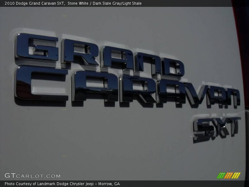 Stone White / Dark Slate Gray/Light Shale 2010 Dodge Grand Caravan SXT