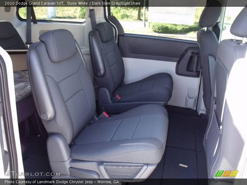 Stone White / Dark Slate Gray/Light Shale 2010 Dodge Grand Caravan SXT
