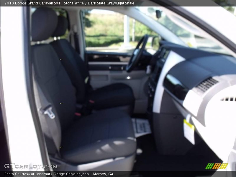 Stone White / Dark Slate Gray/Light Shale 2010 Dodge Grand Caravan SXT